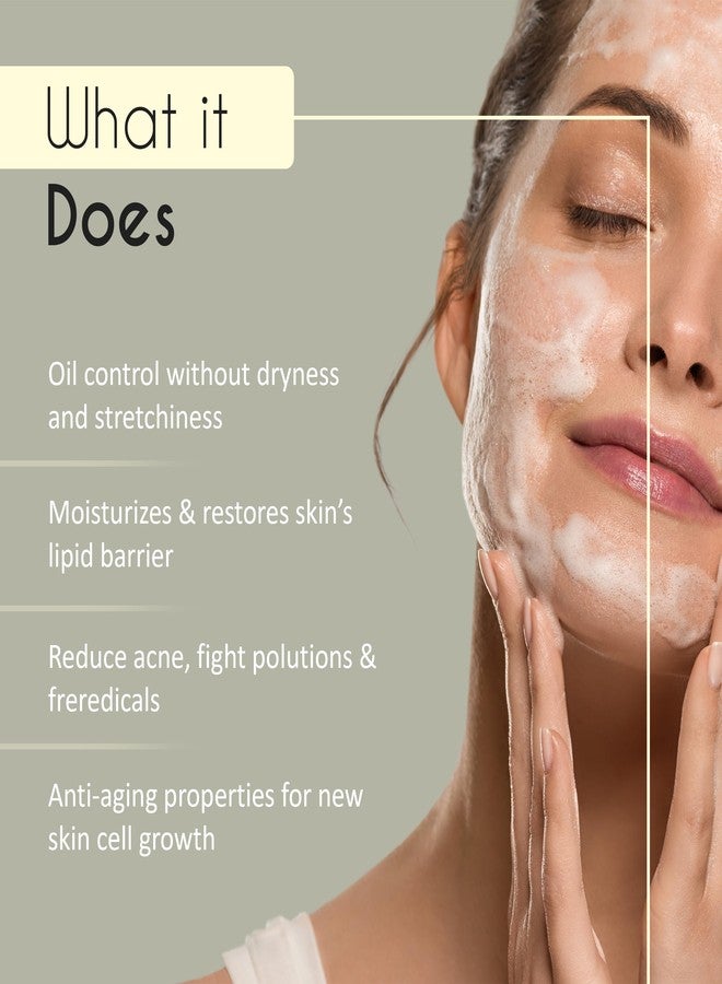 Dextron Creamy Face Wash Real Fresh Glow, Acne Prevention, Deep Cleansing & Impurity Removal 100ml - Image 4