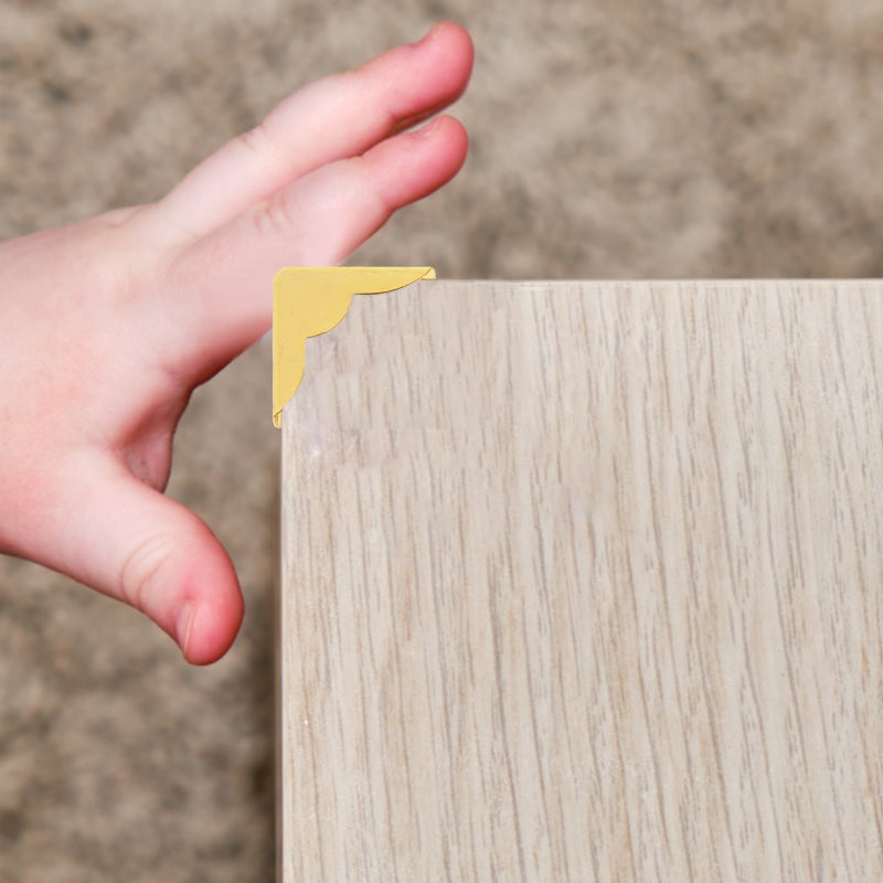 Metal Book Corner Protectors for Albums and Scrapbooks, Durable Design - Image 3