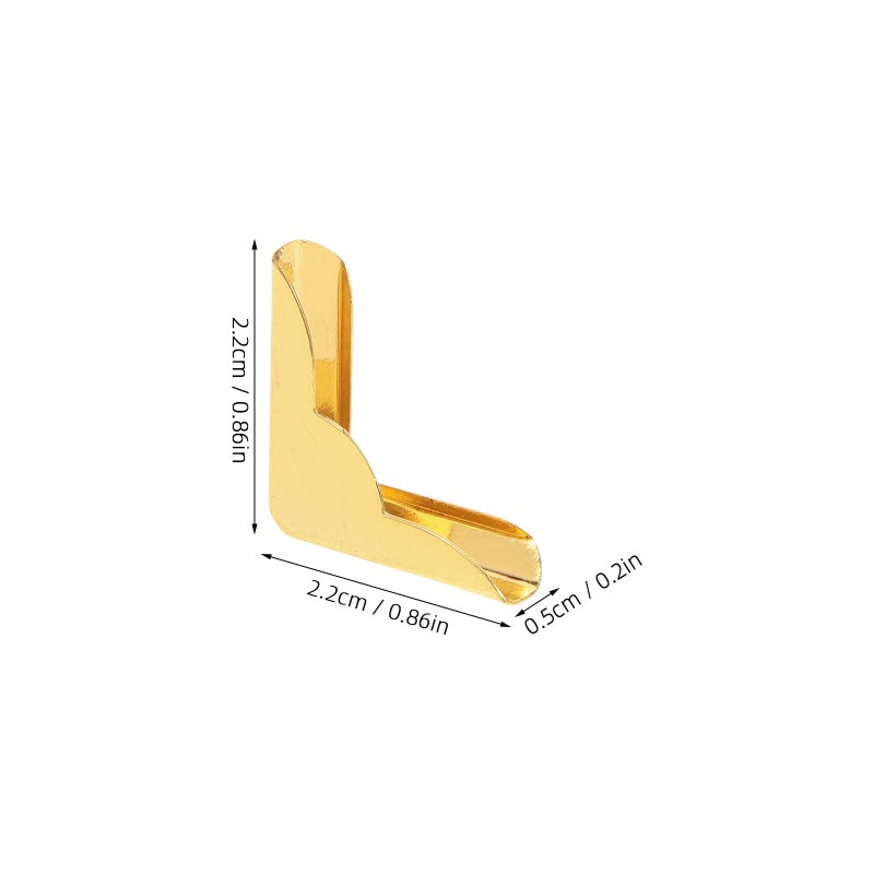 Metal Book Corner Protectors for Albums and Scrapbooks, Durable Design - Image 2