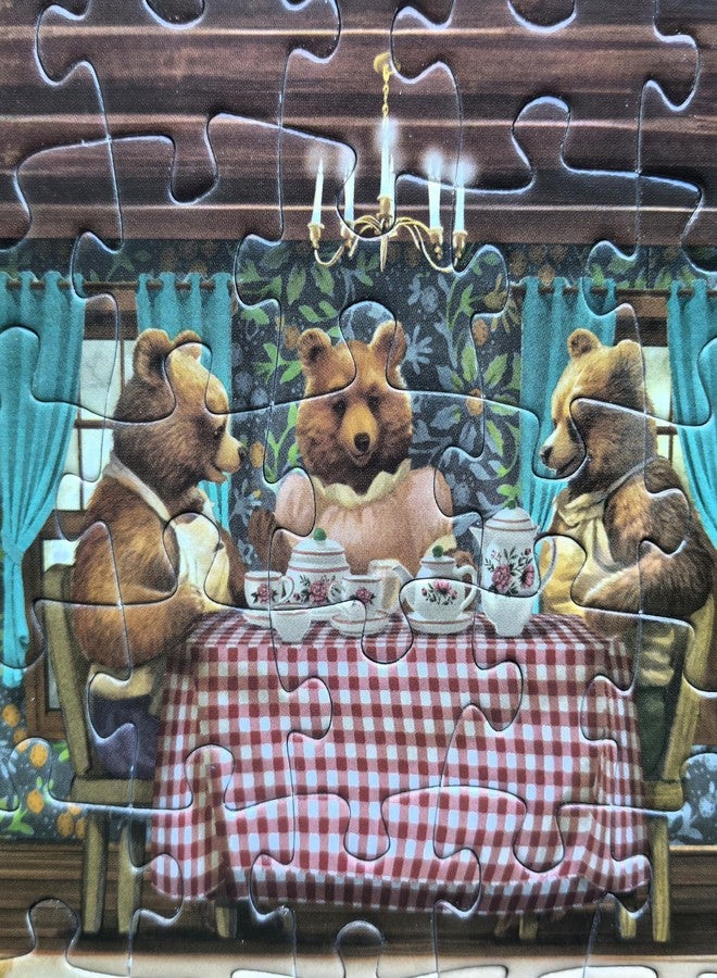 Mulic 500 Piece Puzzles for Adults - Jigsaw Puzzles - Bear Cabin - Designed by Bigelow Illustrations - Image 4