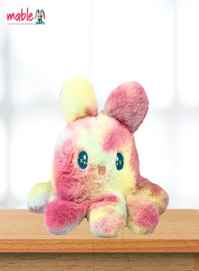 MABLE Rainbow Plush Mimi Octopus Toy - 30cm Soft & Cuddly Stuffed Octopus Plushie for Kids & Babies | Cute Kawaii Ocean Animal Gift for Girls & Boys | Ideal for Birthday & Nursery Décor - Image 5