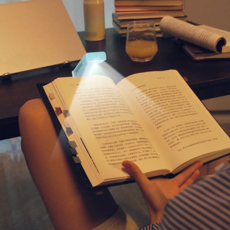 Reading Lights for Books in Bed Portable Clip-on LED USB Rechargeable Lamp Eye-protection in 3 Colors & 5 Brightness and 30/60min Timer Perfect for Book Lovers Kids - Image 5