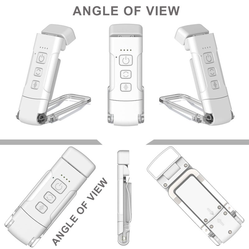 Reading Lights for Books in Bed Portable Clip-on LED USB Rechargeable Lamp Eye-protection in 3 Colors & 5 Brightness and 30/60min Timer Perfect for Book Lovers Kids - Image 4