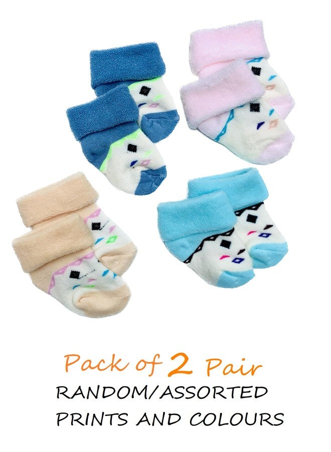 Wavva® Cute and Colourful Organic Cotton New Born baby socks for 0-6 Months ( Organic Cotton/Comfortable and Breathable ) (2) - Image 5