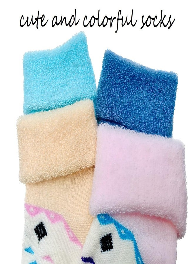 Wavva® Cute and Colourful Organic Cotton New Born baby socks for 0-6 Months ( Organic Cotton/Comfortable and Breathable ) (2) - Image 3