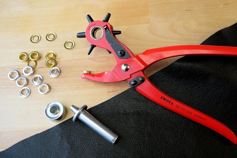 KNIPEX 90 70 220 Revolving Punch Pliers for Leather, Textiles, and Plastic - Image 5