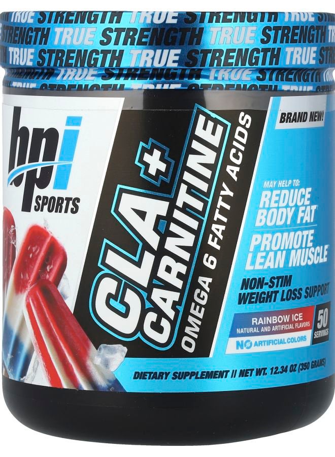 BPI SPORTS CLA + Carnitine Rainbow Ice 12.34 oz (350 g)