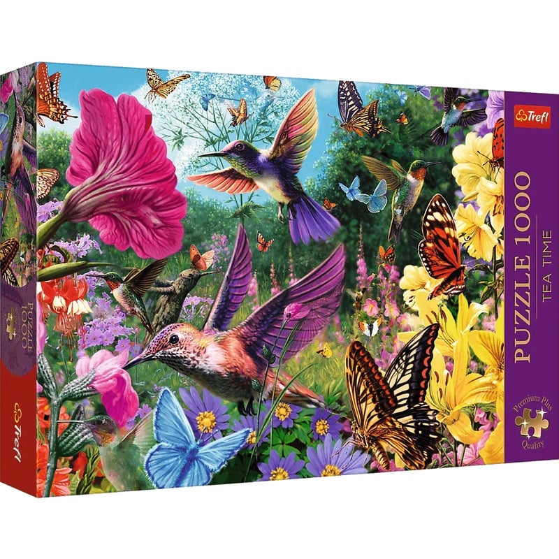 Trefl - Tea Time: Bird Garden Premium Puzzle 1000 Pieces - 10806 - Image 1