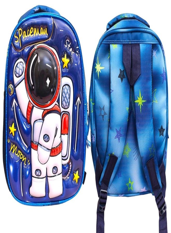 AMYCAUR Space Theme Backpack For Kids (Pack of 1) Birthday Return Gifts For Kids Casual Hrda Shell Bag For School, Picnic, Travel And Outdoor Fun Lightweight Bag Stylish & Trandy BackPack - Image 2