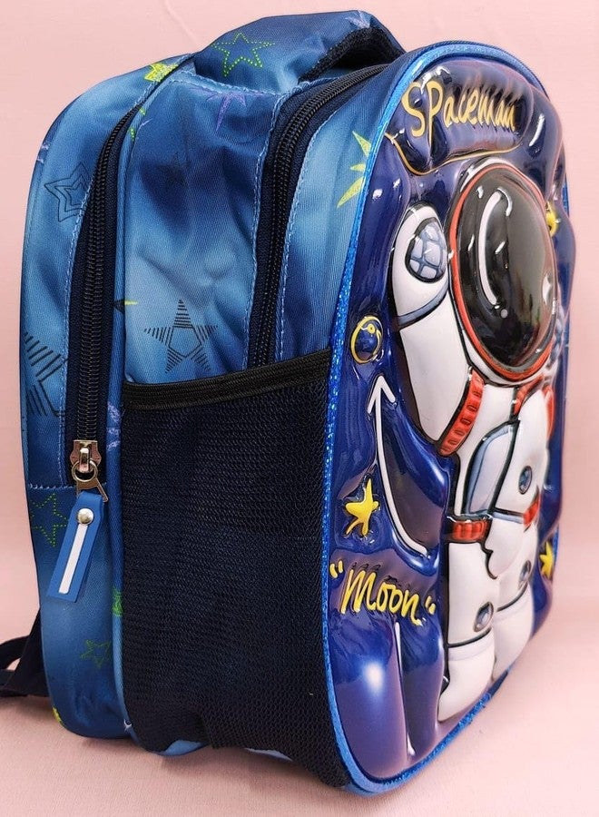 AMYCAUR Space Theme Backpack For Kids (Pack of 1) Birthday Return Gifts For Kids Casual Hrda Shell Bag For School, Picnic, Travel And Outdoor Fun Lightweight Bag Stylish & Trandy BackPack - Image 4