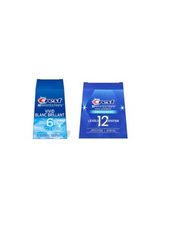 Crest 40 - Strips 3D WhiteStrips Dental Whitening kit 1-hour express result  - Image 1