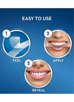 Crest 40 - Strips 3D WhiteStrips Dental Whitening kit 1-hour express result  - Image 2