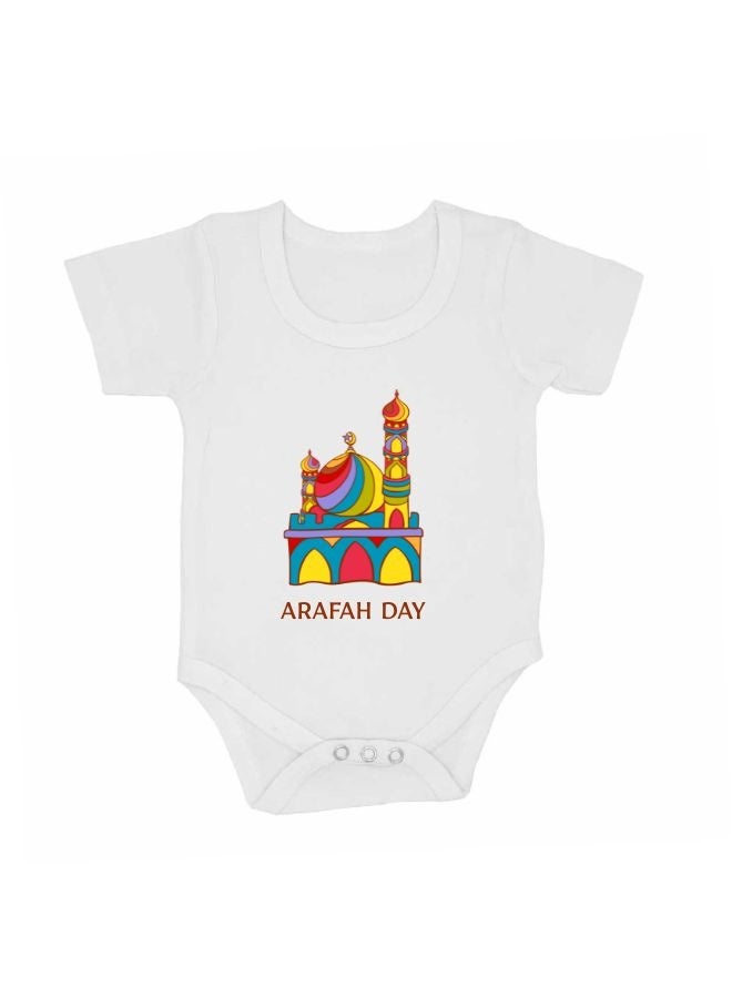 PRINTSHOP4ME Arafah Day Baby Romper|Short Sleeve Cotton Romper|Eid & Hajj Baby Outfit  - Image 1