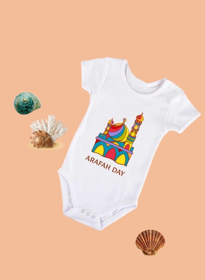 PRINTSHOP4ME Arafah Day Baby Romper|Short Sleeve Cotton Romper|Eid & Hajj Baby Outfit  - Image 2