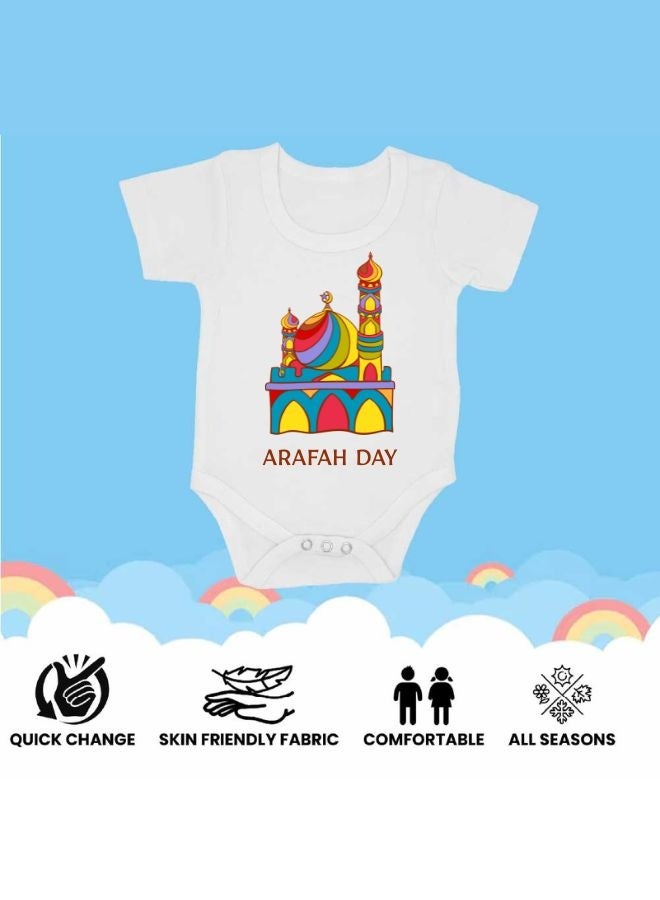 PRINTSHOP4ME Arafah Day Baby Romper|Short Sleeve Cotton Romper|Eid & Hajj Baby Outfit  - Image 4