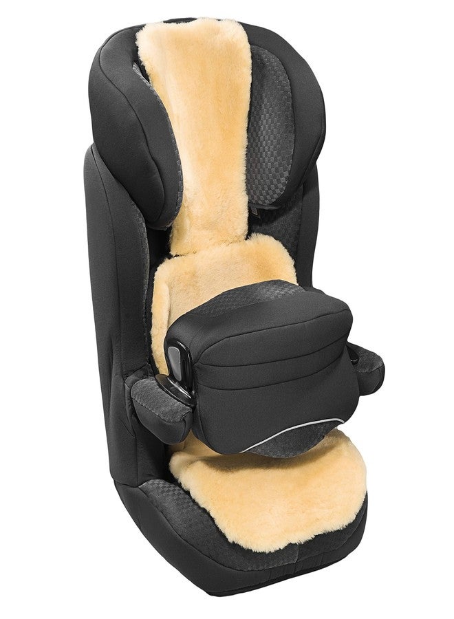 Werner Christ Baby Sheepskin Buggy and car seat Liner, Lambskin Liner Made of Medical Fur, for Children and Babies, Adjustable in Length, Size: Child Seats Group 2-3 - Image 1