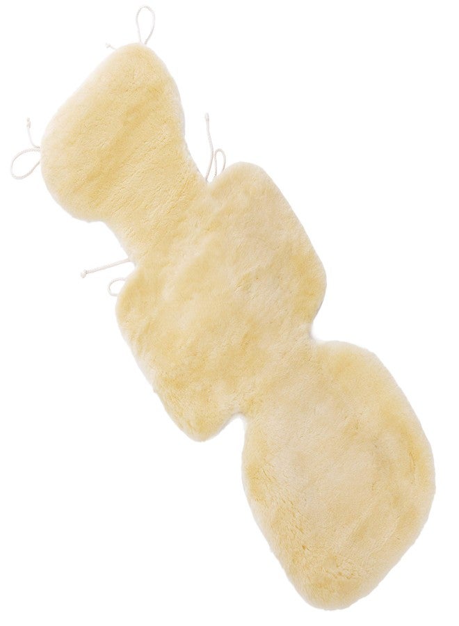 Werner Christ Baby Sheepskin Buggy and car seat Liner, Lambskin Liner Made of Medical Fur, for Children and Babies, Adjustable in Length, Size: Child Seats Group 2-3 - Image 2