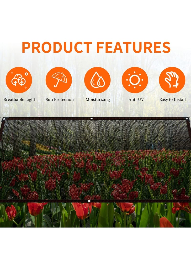 90% UV-Blocking Shade Cloth 3x4m for Greenhouse, Patio, and Outdoor Plants, Durable Sun Shade Net with Grommets - Image 5