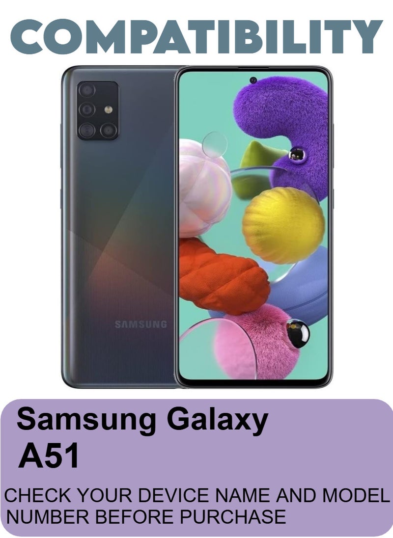 RAYON 2 Pack Tempered Glass Screen Protector 5D Designed For Samsung Galaxy A51 Full Screen Coverage And Bubble Free - Image 2
