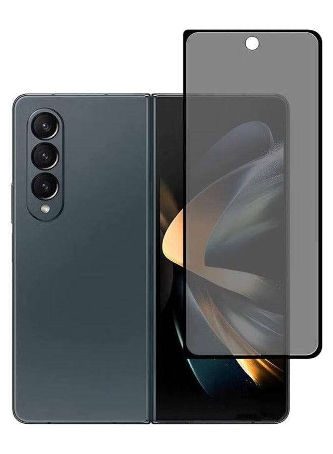 ACLIX Samsung Galaxy Z Fold 4 Front Screen Privacy Screen Protector Anti-Spy Tempered Glass Film 9H Hardness Scratch Resistant Bubble Free Glass Screen Protector for Samsung Galaxy Z Fold 4 - Image 1