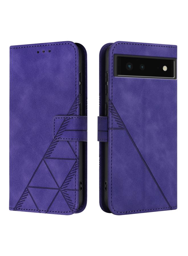 اس-توب جراب هاتف Google Pixel 6 Crossbody من الجلد المنقوش ثلاثي الأبعاد - Image 2