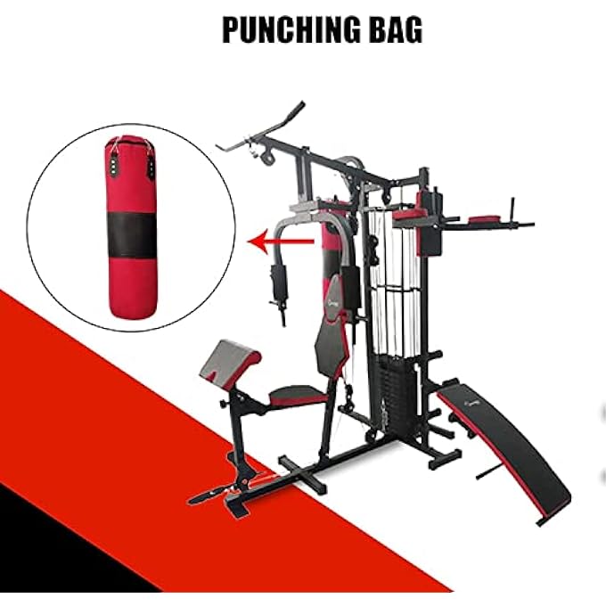 PowerMax Gh-450P Multi Function Home Gym/Multi Gym With Punching Bag - Image 3