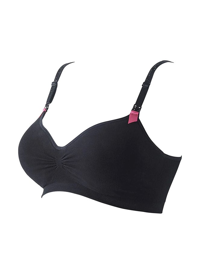 Curve Seamless Nursing Bra S - Black  - Image 1