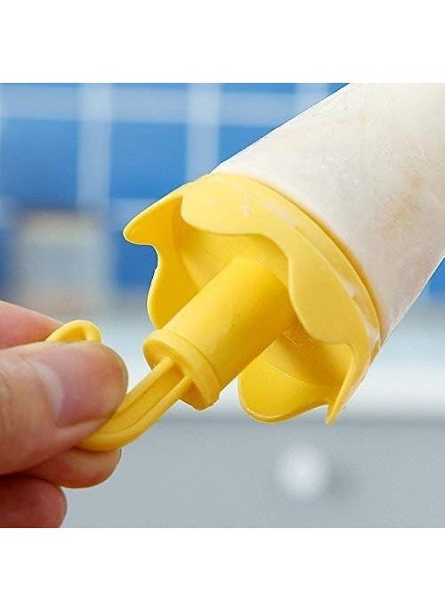 ASTIKAYA - AS56TIKAYA Summer Special Ice Candy Maker Tray Plastic Reusable Popsicle Ice Pop Makers Ice Pop Mould Kulfi Maker Kids Plastic Frozen Ice Cream Mould ColorMultiSet of 6 pcs ICE Candy3 - Image 1