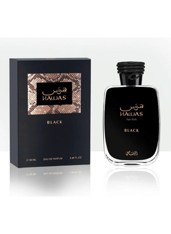 Rasasi Hawas Black Eau de Parfum 100ml - Image 1