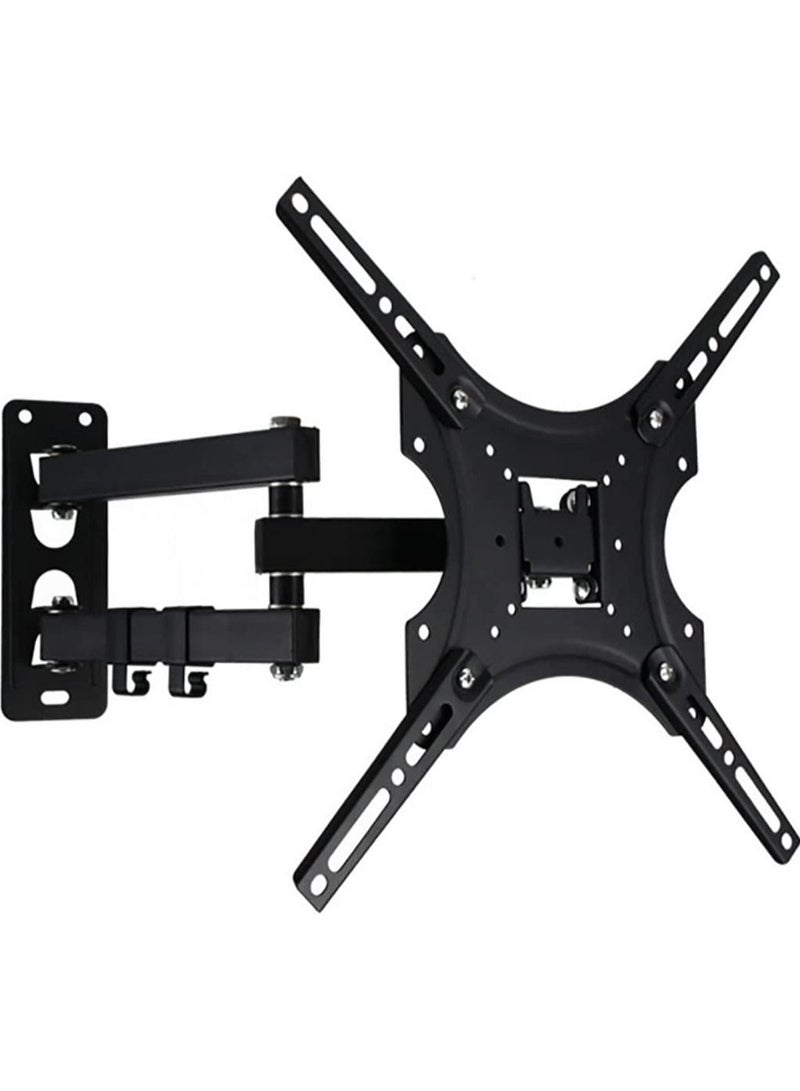 Tilt & Swivel TV Wall Mount - Heavy Duty Steel Bracket for 32-55" LED, LCD, Flat & Curved TVs, 70 lbs Capacity, VESA 400x400, RM-400 - Image 1