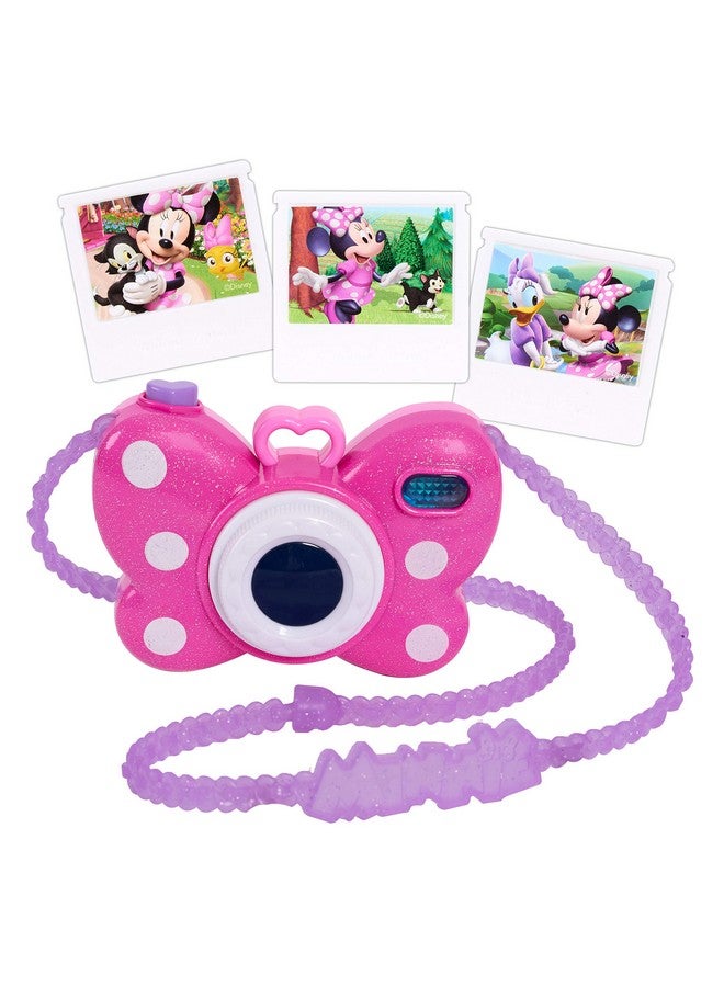 Just Play Disney Junior Minnie Mouse Picture Perfect Pretend Play Camera, Lights, Realistic Sounds, Officially Licensed Kids Toys for Ages 3 Up by Just Play - Image 3