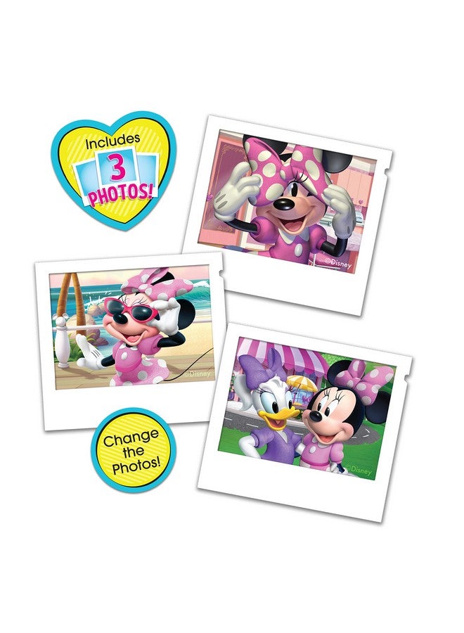 Just Play Disney Junior Minnie Mouse Picture Perfect Pretend Play Camera, Lights, Realistic Sounds, Officially Licensed Kids Toys for Ages 3 Up by Just Play - Image 4