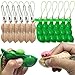 Ganjiang 12PCS Squeeze Bean Keychain Fidget Toys for Skin Picking Pea Pod Sensory Fidget ToysPeanut Poppers Fidget ToyStress Relief ToysParty Favors - Image 2
