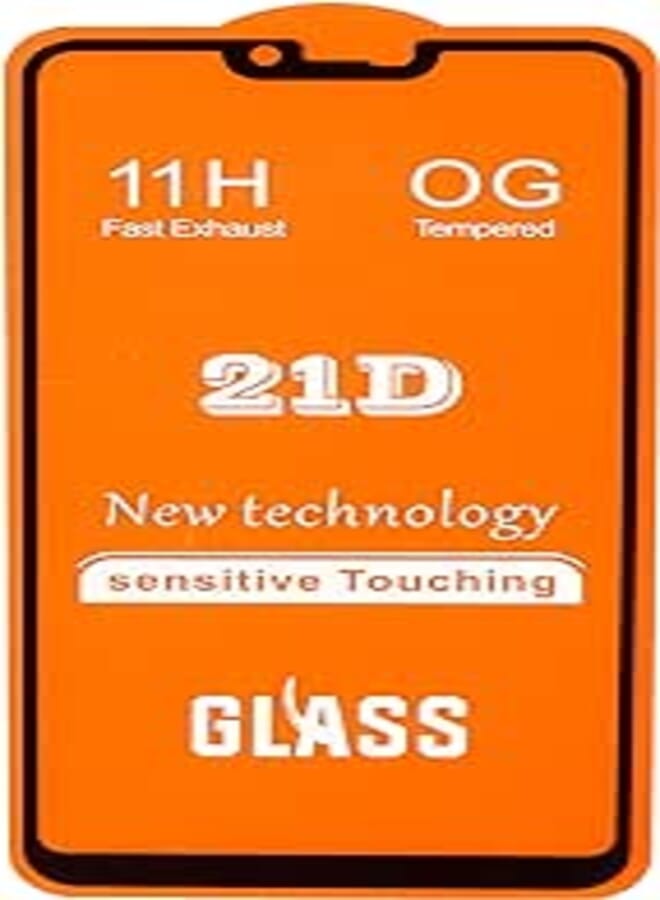 Dima 5D Screen Protector full Glue for Oppo F7 - Black