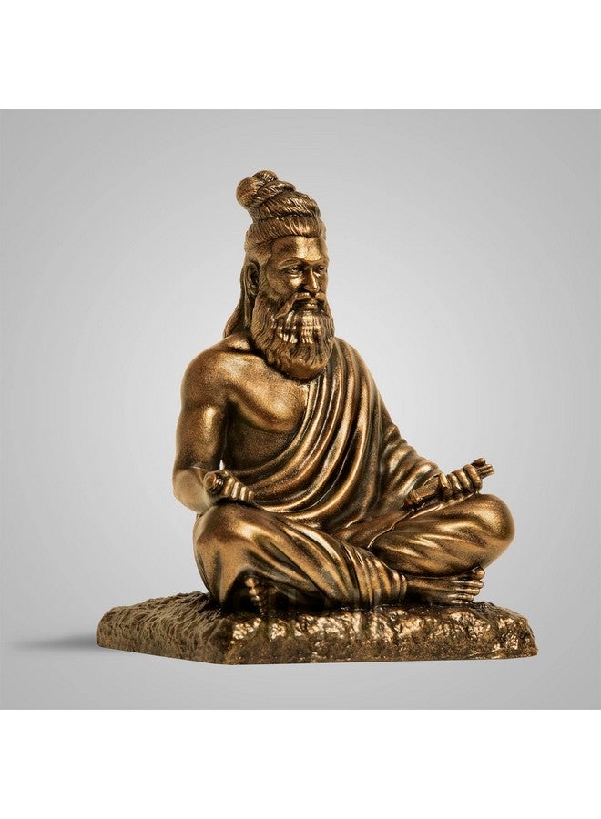 SILAII Thiruvalluvar Sculpture - 5 Inch, Antique Bronze Colour - Image 3