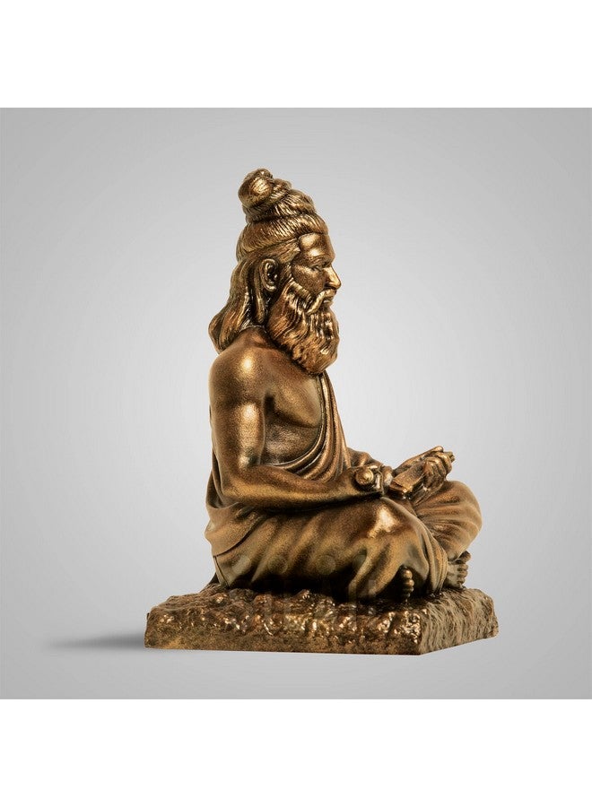 SILAII Thiruvalluvar Sculpture - 5 Inch, Antique Bronze Colour - Image 4
