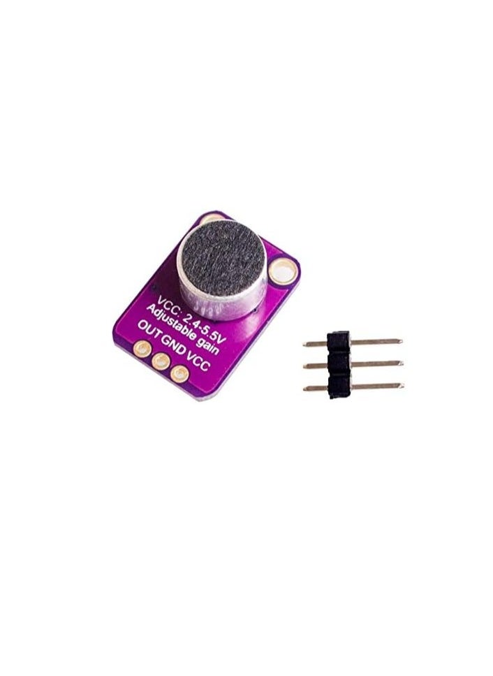 Generic adjustable electret microphone amplifier module MAX4466 for Arduino  - Image 1