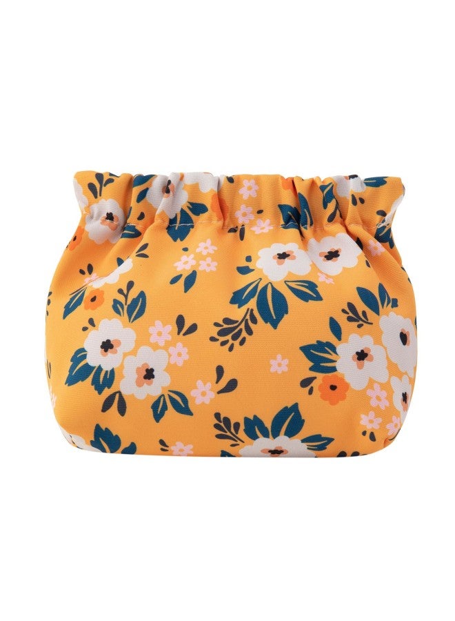 Women's Lipstick Storage Bag Portable Shrapnel Automatic Closing Printing Cosmetic Bag Mini Key Change Hand