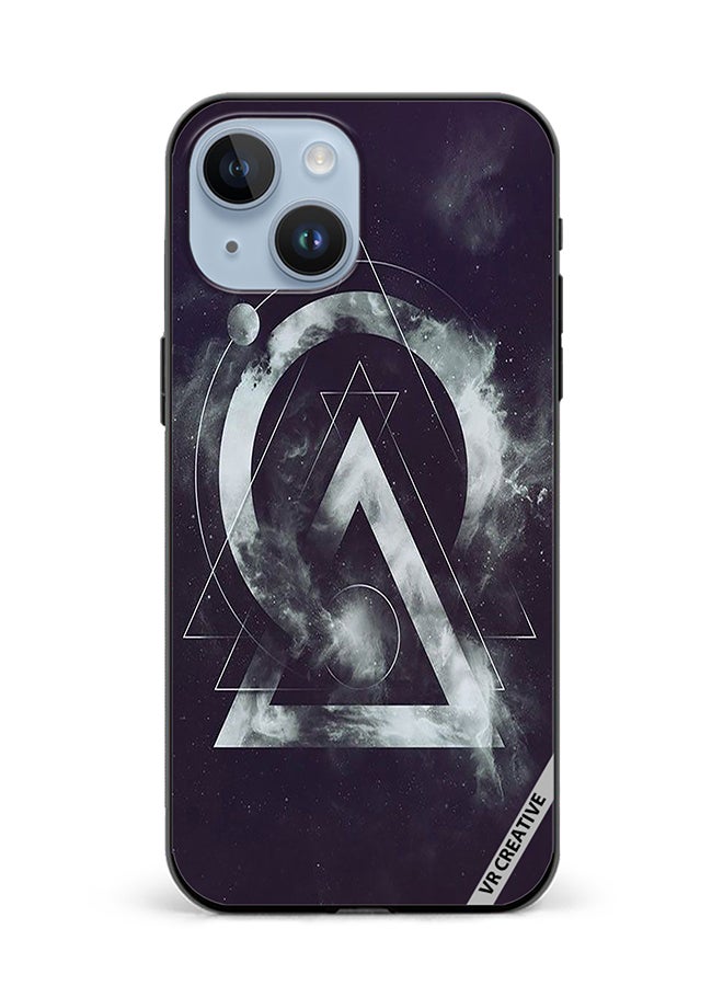 VR CREATIVE Protective Case Cover For Apple iPhone 15 Abstract Design Multicolour - Image 1