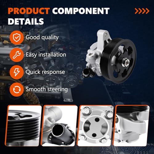 Daysyore Power Steering Pump 21-5419 Fits for 2006-2007 Accord 2.4L for 2005-2011 CR-V for 2006-2011 Element for 2002-2006 Acura RSX for 2006-2008 TSX - Image 4
