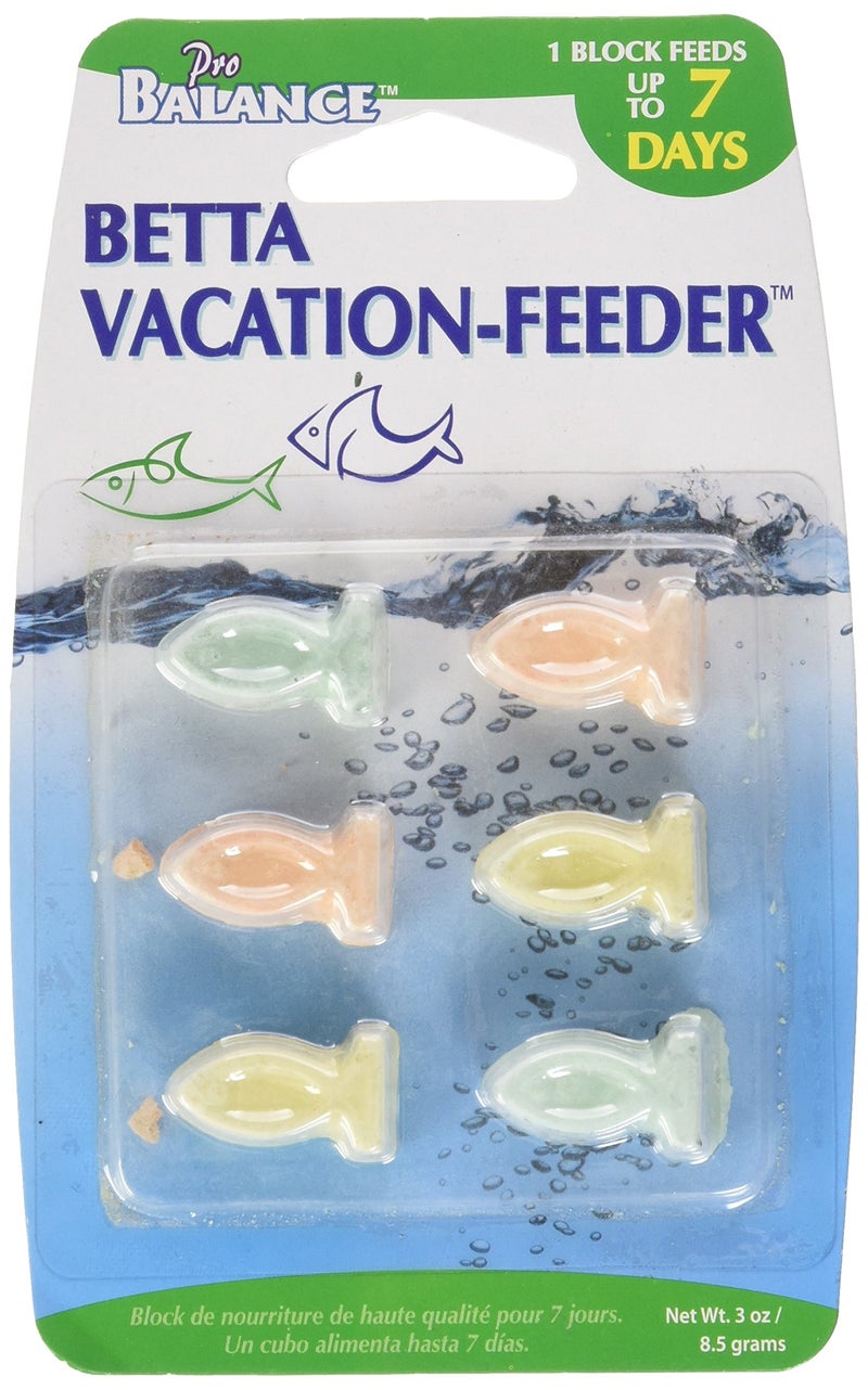 Penn Plax Penn-Plax Pro Balance 7-Day Betta Blocks Fish Food, Each Block is 0.75" Long x 0.5" Wide x 0.25" thic - Image 1