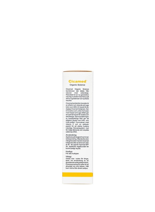 Cicamed Organic Science SPF Booster 30+ Facial Protection UVA/UVB, Anti Pollution Anti-Aging Sunscreen - Image 5