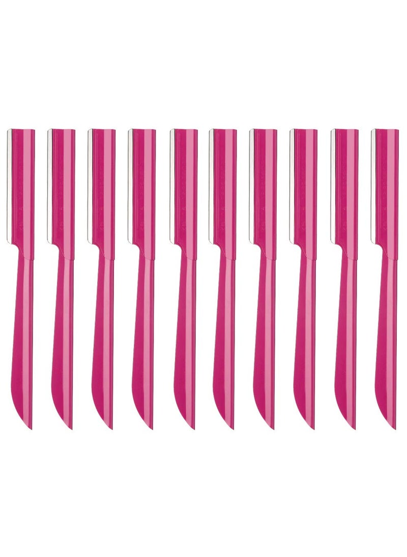 Miss Gorgeous London - Miss Gorgeous London Eyebrow Razor, Eyebrow Razor Shaper for Men and Women, Grooming Shavers (red-10pcs) - Image 1