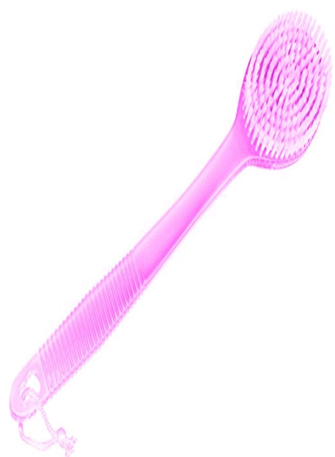 Fully Soft Bristle Back Body Brush for Men and Women (Pink) - Image 5
