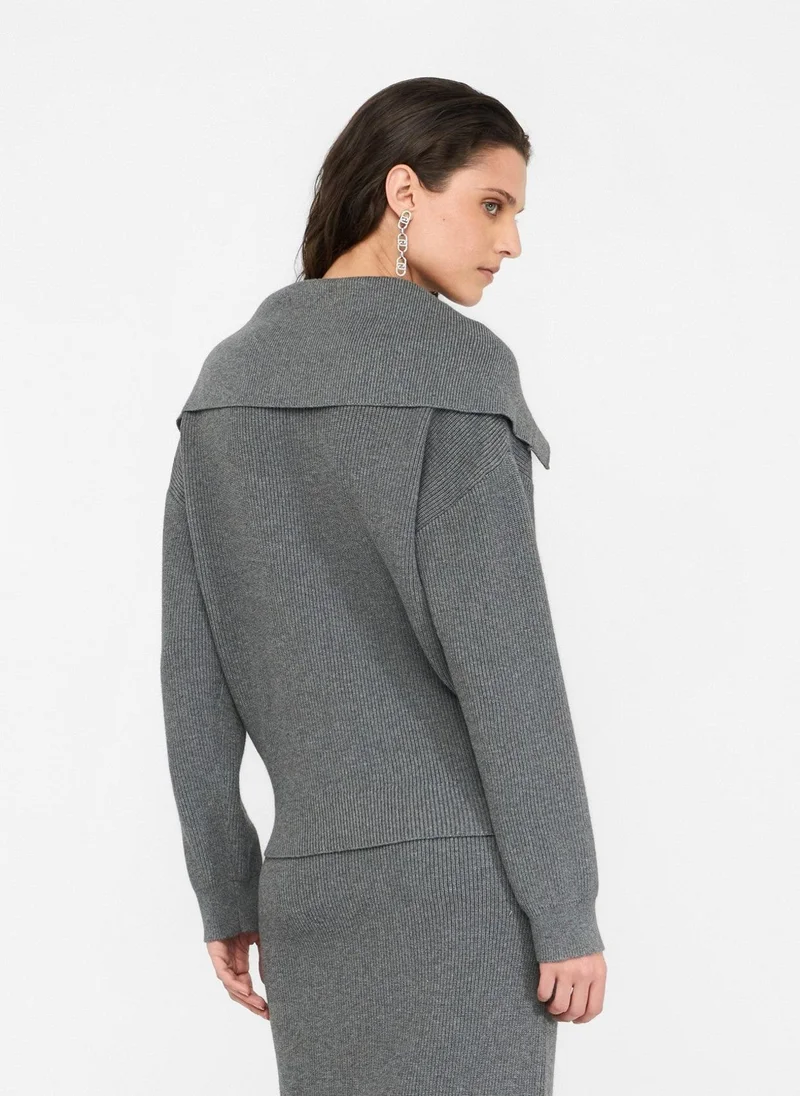 Liu Jo Jumper with maxi-neck