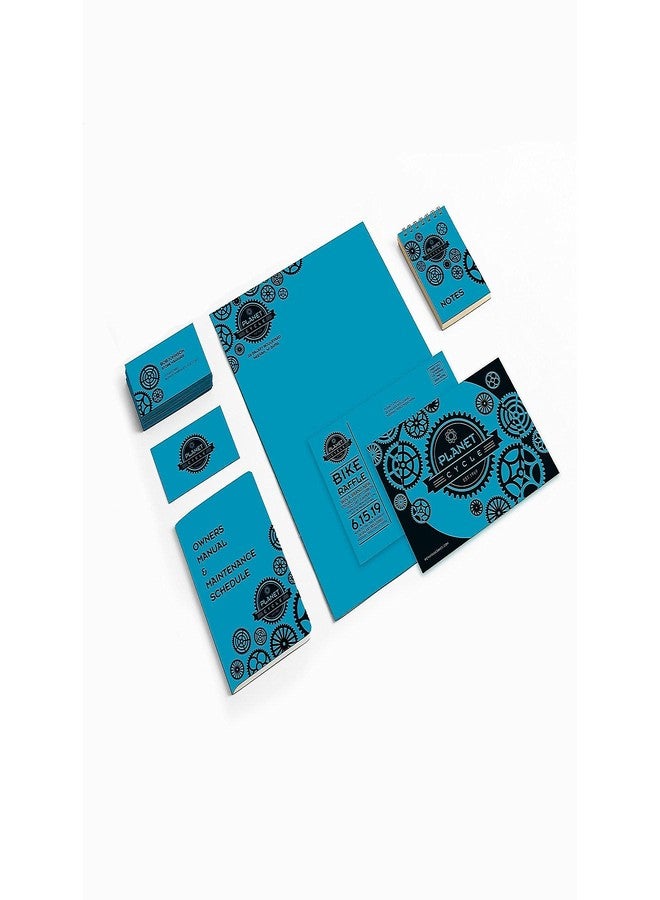 Neenah Astrobrights Color Cardstock, 65 lb Cover Weight, 8.5 x 11, Celestial Blue, 250/Pack - Image 3