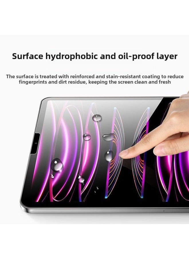 Generic - For IPad Tempered Film IPadPro10 Flat 6Air5 Apple 2024 Protection 9 Full Screen 4Pro11 Inch-Color: Tempered Film Kraft Paper Box Packaging-Size:Applicable To Ipadair3/pro - Image 1
