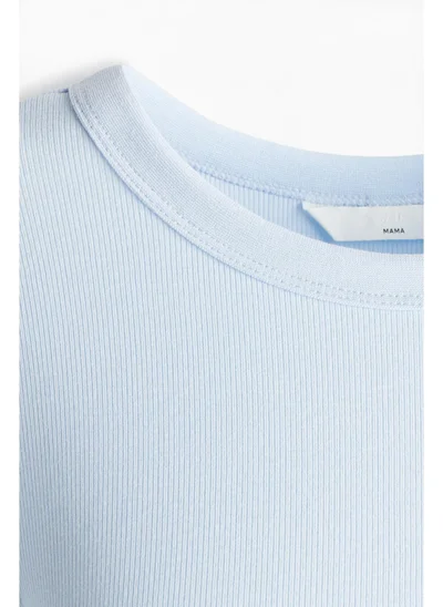 H&M MAMA Ribbed jersey top