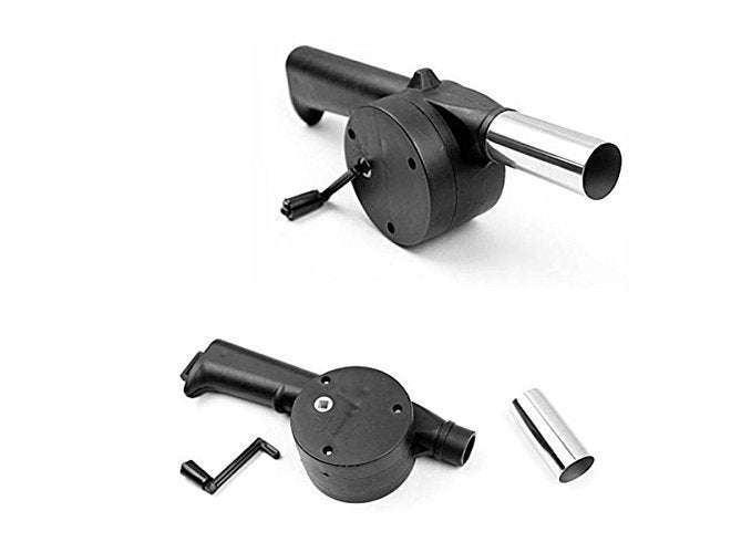 Marrone BBQ Fan Air Blower for Outdoor Camping Picnic Charcoal Grill Barbecue Fire Bellows for Outdoor Camping Charcoal Barbecue Cooking Grill Tool (Lightweight) - Image 3