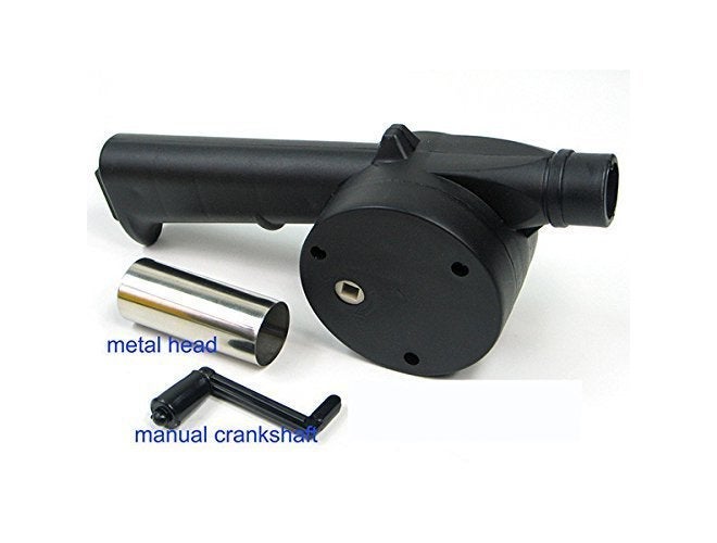 Marrone BBQ Fan Air Blower for Outdoor Camping Picnic Charcoal Grill Barbecue Fire Bellows for Outdoor Camping Charcoal Barbecue Cooking Grill Tool (Lightweight) - Image 2